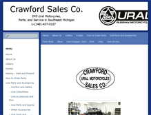 Tablet Screenshot of crawfordsales.info